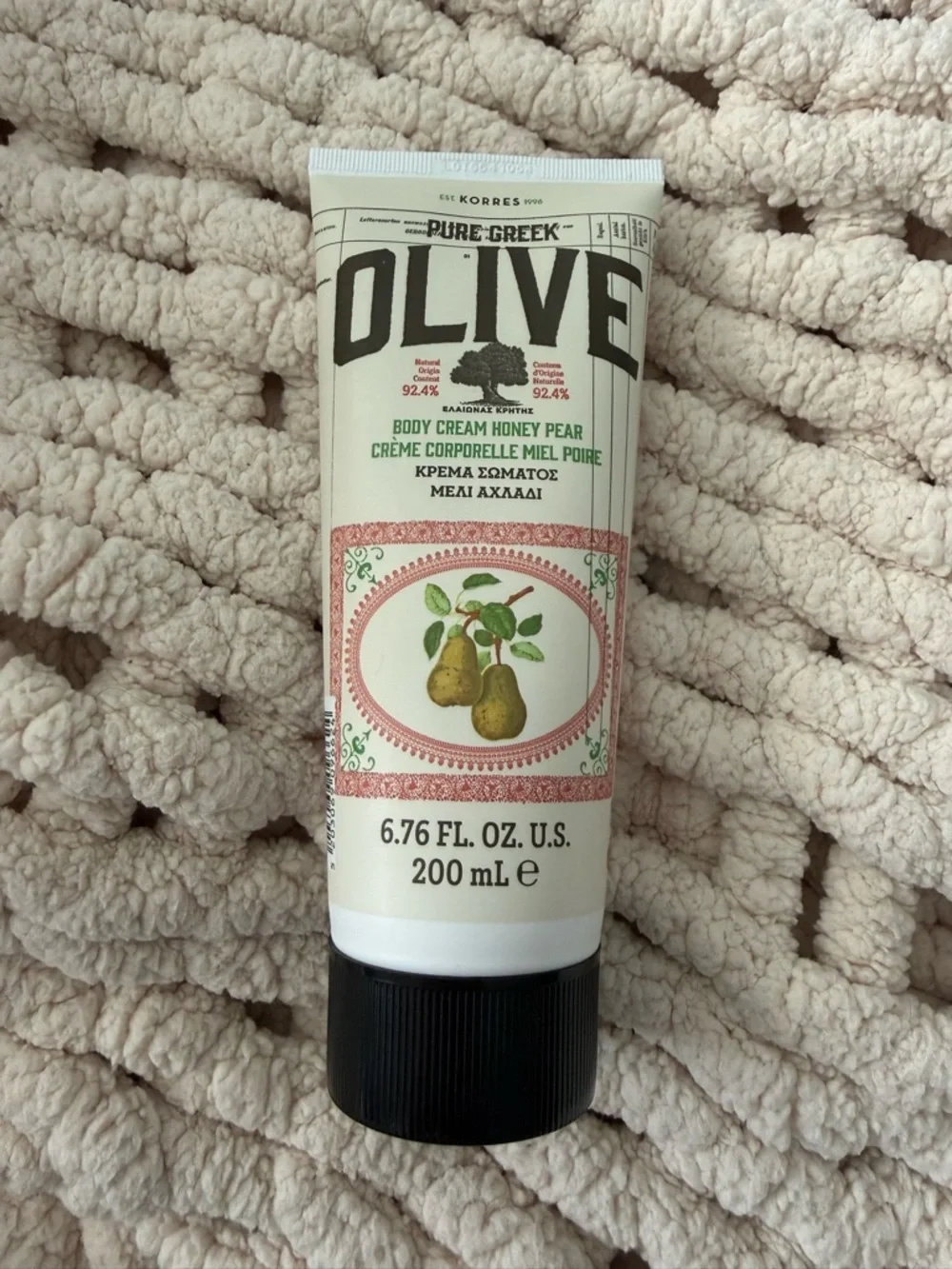 Korres Olive Body Cream Honey Pear